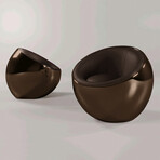 Meteora Statement Chair // Dark Brown