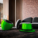 Meteora Statement Chair // Green + Black