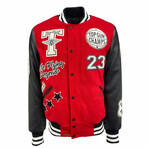 Top Gun® “The Flying Legend” Varsity Jacket // Red (XL)