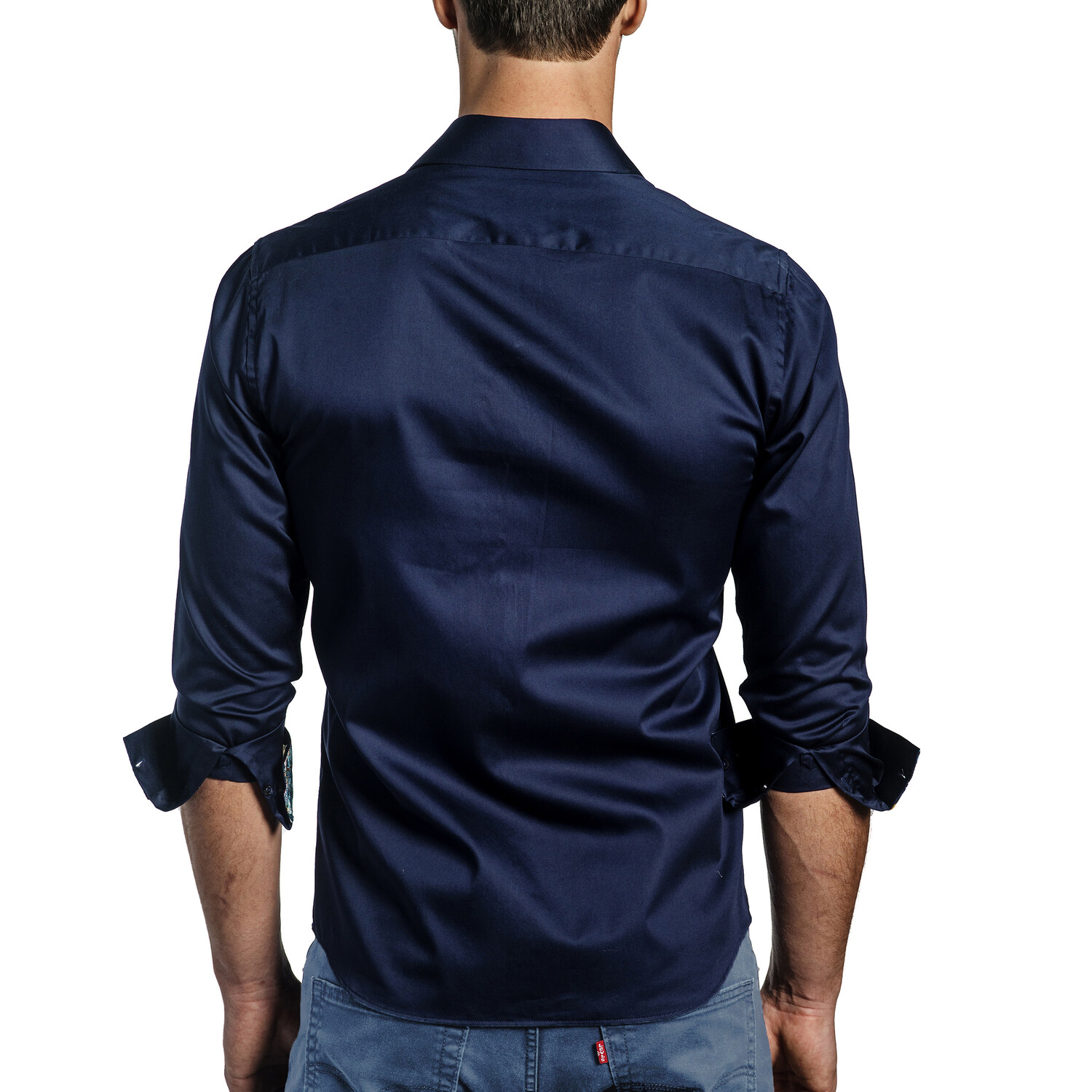 Bennett Long Sleeve Button Up Shirt // Navy (XL) - Jared Lang Shirting ...