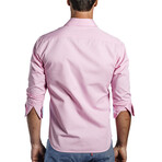 James Long Sleeve Button Up Shirt // Light Pink (XL)