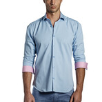 Jeremy Long Sleeve Button Up Shirt // Light Blue (L)
