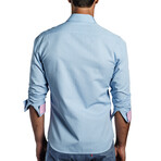 Jeremy Long Sleeve Button Up Shirt // Light Blue (L)