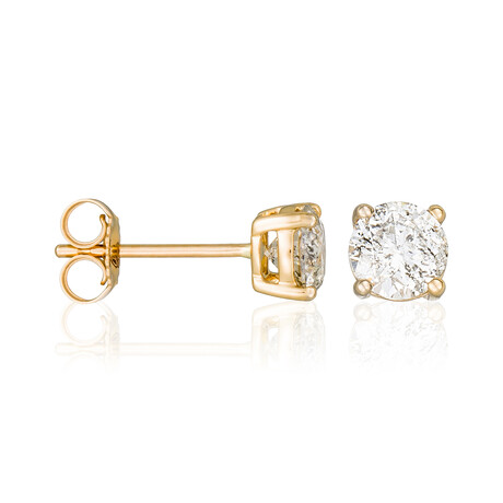 Single Diamond Earrings