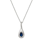Blue Tear Pendant