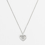 Coeur Tendresse Pendant // White Gold