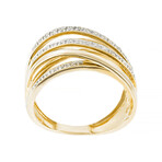 Méli-Mélo Scintillant Ring // Yellow Gold (Ring Size: 4.5)