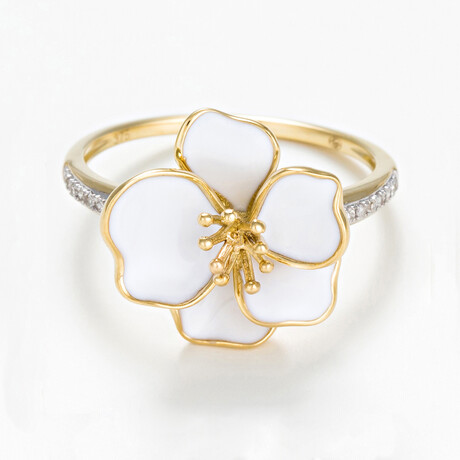 Orchidée Ring (Ring Size: 4.5)