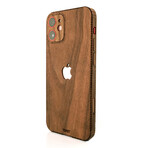 iPhone 13 Mini Wood  // Apple Cutout (Walnut)
