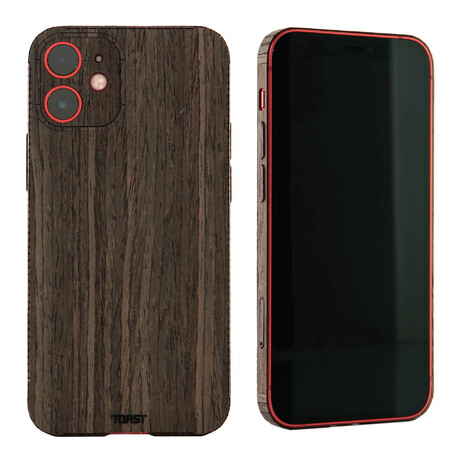 iPhone 13 Mini Wood // Plain (Walnut)
