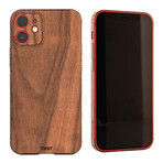 iPhone 14 Wood Cover // Plain (Walnut)