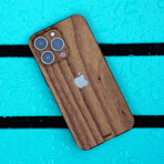 iPhone 13 Pro Wood  // Apple Cutout (Walnut)