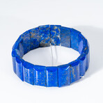 Genuine Polished Lapis Lazuli Stretch Bracelet