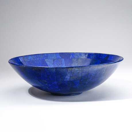 Genuine Polished Lapis Lazuli Bowl 10"