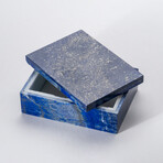 Genuine Polished Lapis Lazuli Jewelry Box // 378.4g