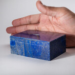 Genuine Polished Lapis Lazuli Jewelry Box // 380.5g
