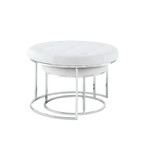 Nesting Ottoman // Set of 2 (Gray)