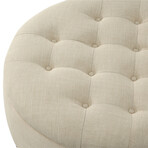 Elizabeth Storage Ottoman (Beige)