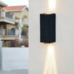 LED Waterproof Outdoor Wall Light // 3 Beams (Set of 1)