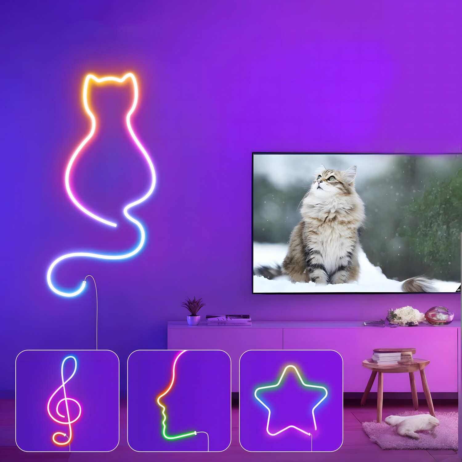 Smart Neon Strip Light - EP Light Decor Assortment - Touch of Modern