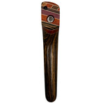 6" American Made Exotic Hardwood Smoking Pipe + Swivel Lid & Smoke Through Top (Bocote)