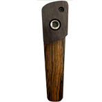 3.75" American Made Exotic Hardwood Smoking Pipe + Swivel Lid & Smoke Through Top (Bocote)