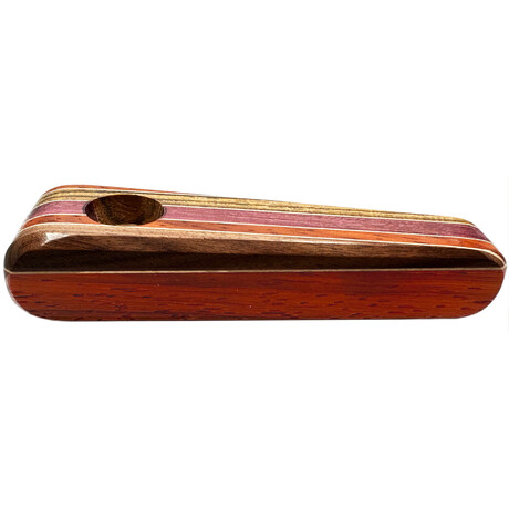 3.4" American Made Exotic Hardwood Smoking Pipe (Bocote)