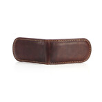 American Bison // Oil Pull Up Magnetic Money Clip // Brown