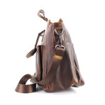 American Bison // Ziptop Totebag w/ Front Pockets // Brown