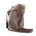 American Bison // Kara Leather Small Messenger // Brown
