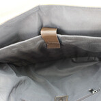 American Bison // Kara Leather Full Size Messenger // Brown