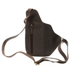 American Bison // Chest Messenger Bag // Brown