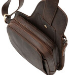 American Bison // Chest Messenger Bag // Brown