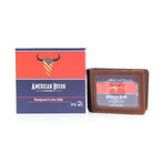 American Bison // Oil Pull Up Money Clip // Brown // Style 1
