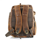 American Bison // Travel Backpack // Brown