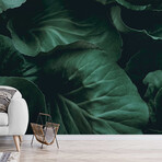 Forest Flora Wall Mural (104"W x 104"H)