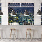 London City Wall Mural (104"W x 104"H)