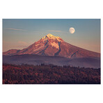 Mt. Hood Moonrise Wall Mural (104"W x 104"H)