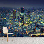 London City Wall Mural (104"W x 104"H)