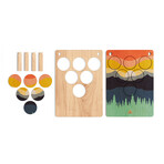 6-Hole Weekender Travel Cornhole Boards // Sunset // Set of 2