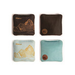 6-Hole Weekender Travel Cornhole Boards // American Sasquatch // Set of 2