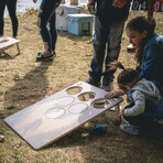 6-Hole Weekender Travel Cornhole Boards // American Sasquatch // Set of 2