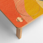 6-Hole Weekender Travel Cornhole Boards // Sunset // Set of 2