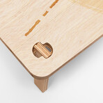 1-Hole Weekender Travel Cornhole Boards // Sunset // Set of 2