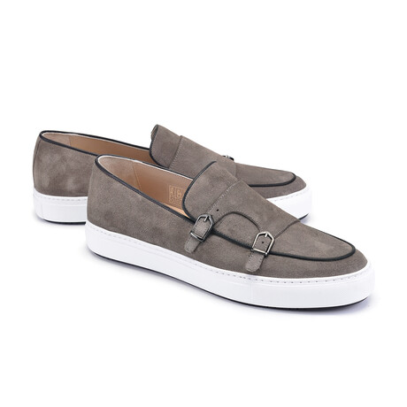 Double Buckle Slip On // Taupe (US: 7)