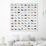 Life Is Short Buy The Shoes (84"W x 84"H x 1.5"D)
