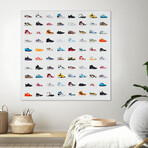 Life Is Short Buy The Shoes (84"W x 84"H x 1.5"D)