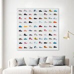 Life Is Short Buy The Shoes (84"W x 84"H x 1.5"D)
