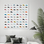 Life Is Short Buy The Shoes (84"W x 84"H x 1.5"D)