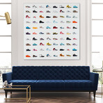 Life Is Short Buy The Shoes (84"W x 84"H x 1.5"D)